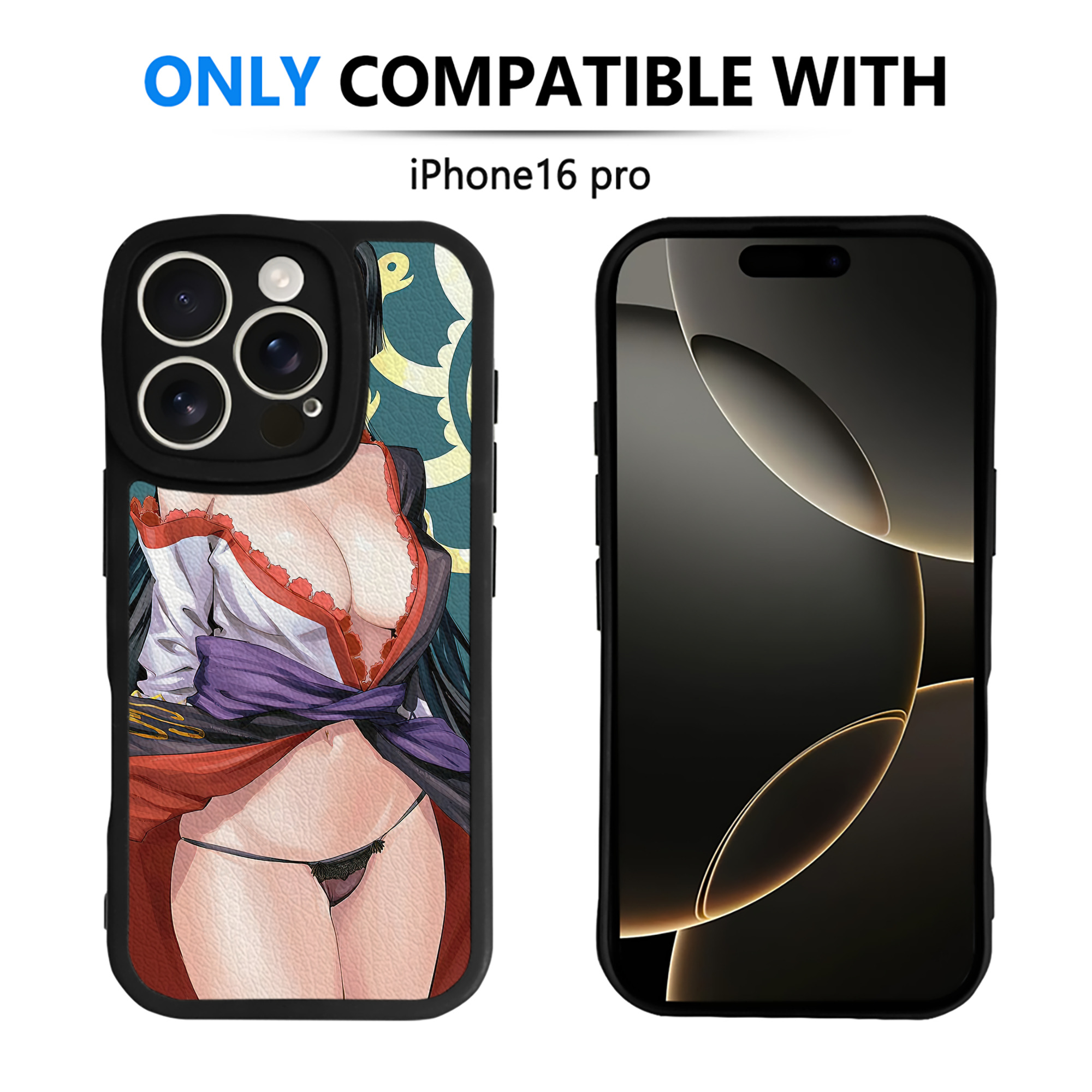 （画像用） ワンピース ONE PIECE 【iPhone 16シリーズ対応】シリコンスマホケース（レザー調） 材質：シリコン